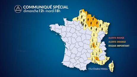 Canicule et forts orages