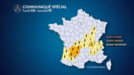 Orages jusqu'à mardi, et canicule durable 
