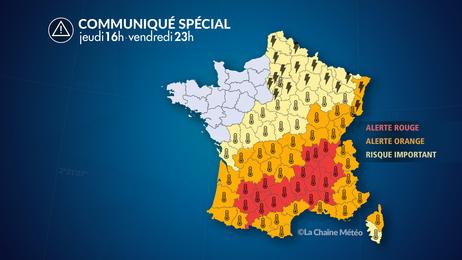 Dernier jour de canicule au sud et forts orages