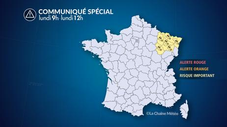 Neige et verglas au nord-est ce lundi matin