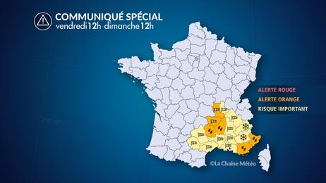 Episode méditerranéen : fortes pluies et coup de vent jusqu'à dimanche