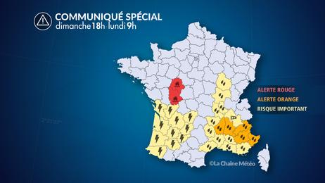 Fortes pluies et orages, crues majeures de la Vienne et de la Creuse