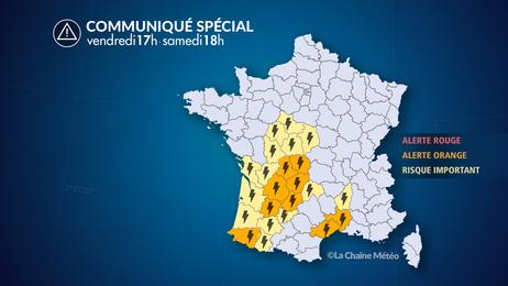 Forts orages et pluies abondantes