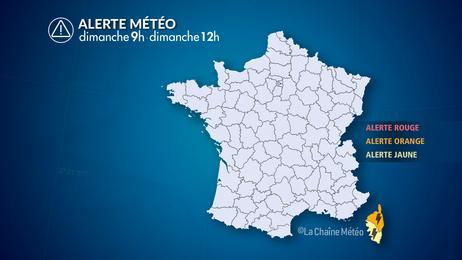 Brefs mais violents orages en Corse ce dimanche