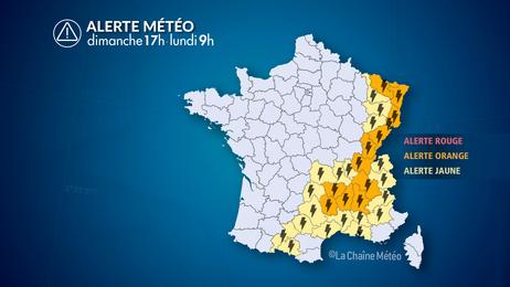 Violents orages de grêle du sud à l'est du pays
