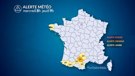 Vent tempétueux ce mercredi au sud-ouest, fortes vagues en Bretagne 