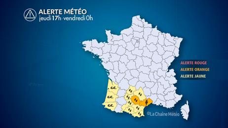 Fortes pluies orageuses en Occitanie ce jeudi et houle en Aquitaine