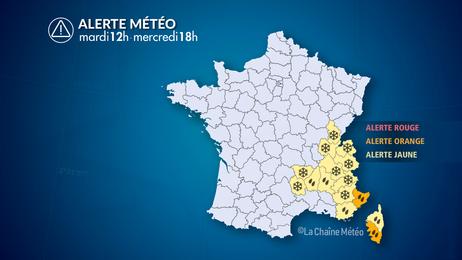 Fortes pluies, inondations, neige en basse montagne
