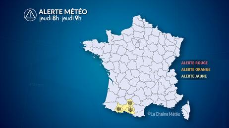 Atténuation des chutes de neige sur les Pyrénées