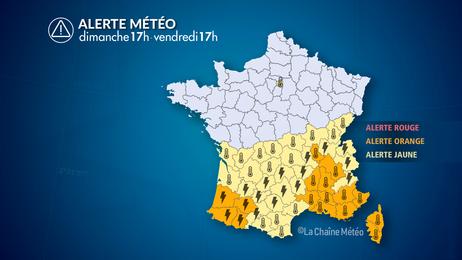 Vague de chaleur caniculaire et forts orages