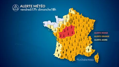 Canicule sur le pays, violents orages samedi