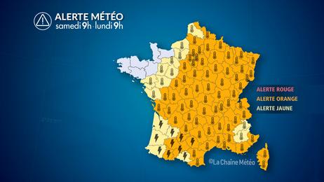 Canicule, violents orages au sud-ouest ce samedi