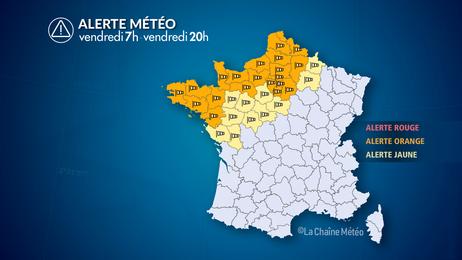 Tempête Austen : vents violents dans le nord-ouest ce vendredi