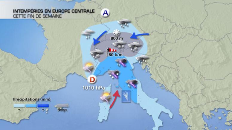 Violentes intempéries en Italie et en Suisse ce week-end