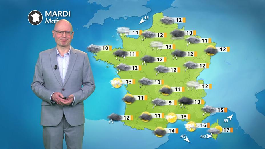 La goutte froide plonge la France dans un temps instable : pluies diluviennes, orages et fraîcheur durable — image 3