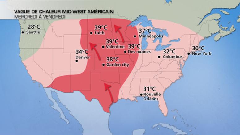 Canicule et incendies aux Etats-Unis : aggravation en vue