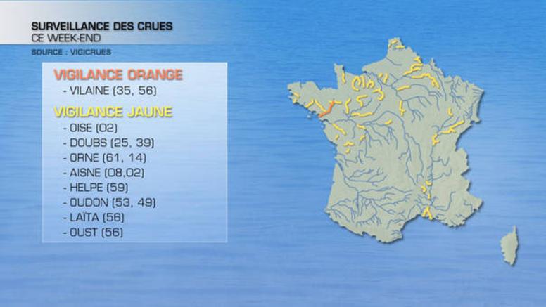 Pluies, crues et inondations : le point dimanche et prévisions