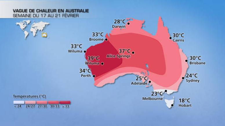 Australie : nouvelle canicule