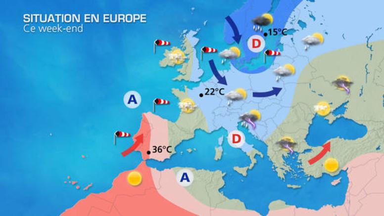 Ce week-end : plus de nuages, baisse des températures 