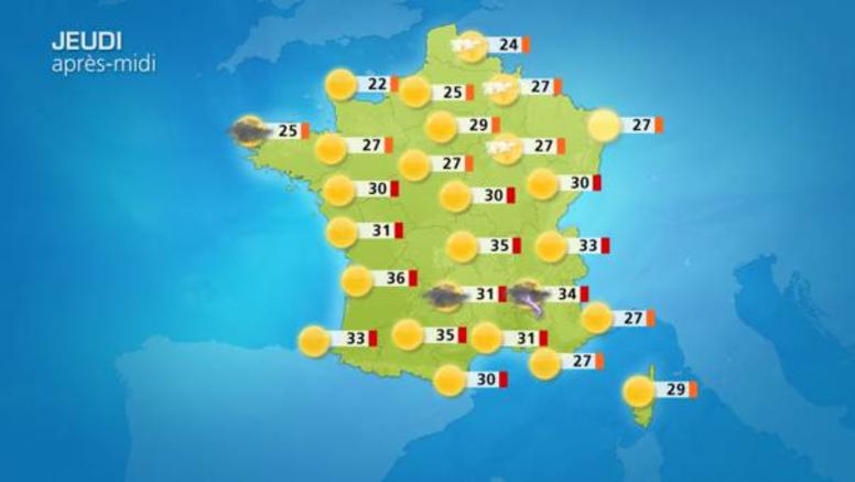 Météo en France demain : soleil et chaleur au programme