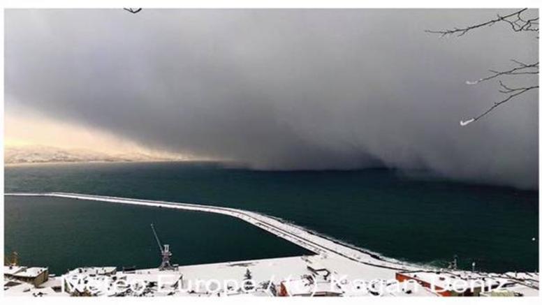 Chutes de neige de la Turquie au Proche-Orient