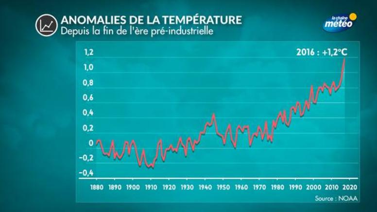 Chaleur record dans le monde en 2016