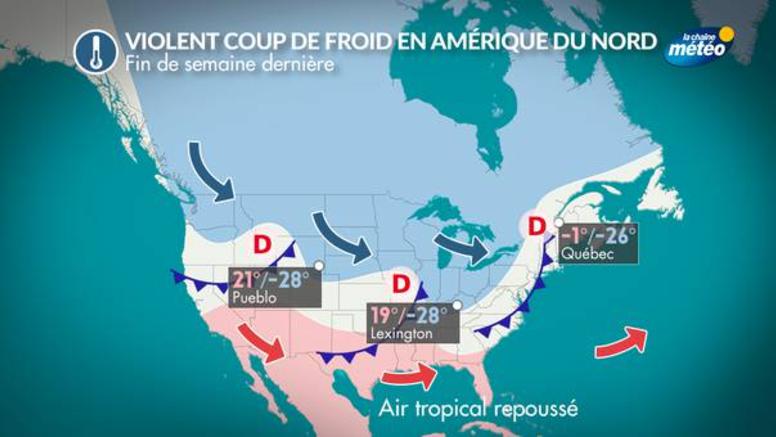 États-Unis : chute de 50°C en 36 heures !