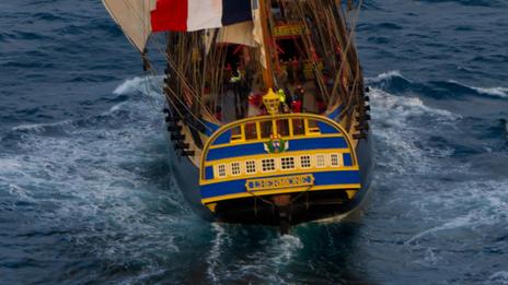 Première escale en vue pour L’Hermione