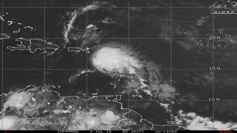 L'ex-ouragan Beryl se dissipe après la Dominique