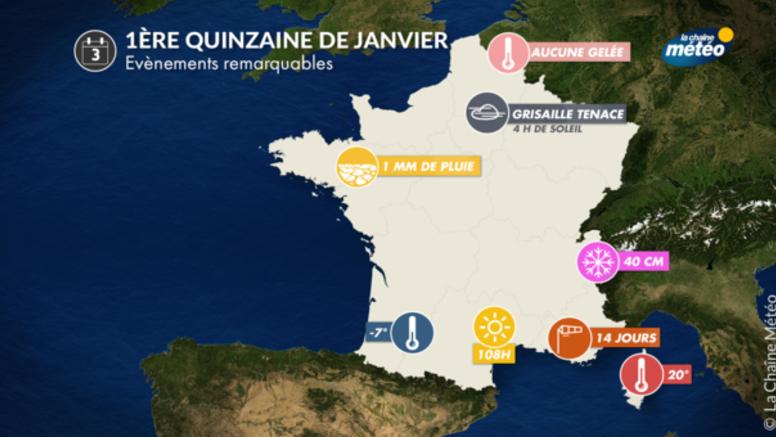 Grisaille, sécheresse et mistral record : un mois de janvier atypique