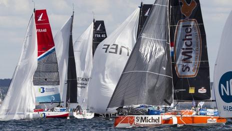 Solitaire URGO Le Figaro : Yann Eliès démarre fort... 