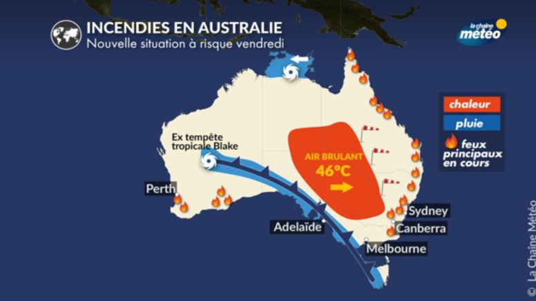 Incendies en Australie : nouvelle journée à risque vendredi