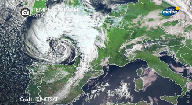 Tempête Miguel, juin 2019 Actualités France