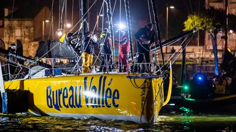 Louis Burton a franchi la ligne d'arrivée