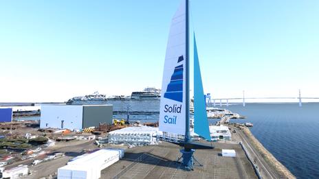 Les Chantiers de l'Atlantique vont tester un dispositif innovant de voiles rigides
