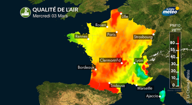 Pollution PM10 Actualités France