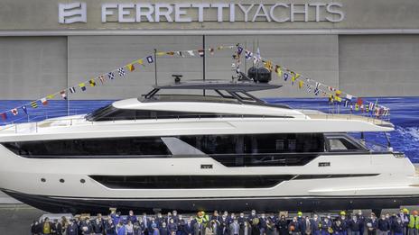 Lancement du Ferretti Yachts 1000 : le plus grand bateau jamais construit par le chantier