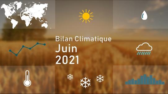 Bilan climatique de juin 2021