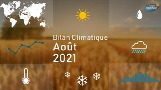 Bilan climatique d'août 2021