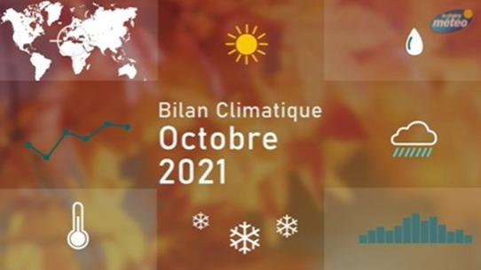 Bilan climatique d'octobre 2021