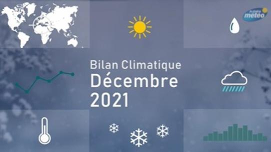Bilan climatique de décembre 2021