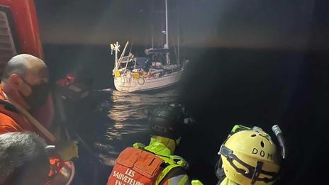 SNSM Bandol : sauvetage d'un "voilier fantôme" à l'ouest de l'île du Grand Rouveau