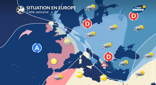 Situation météo en europe cette semaine Actualités France