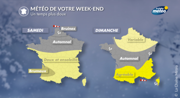 Météo week-end Actualités France