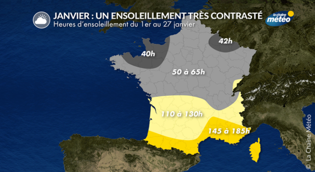 Ensoleillement de février Actualités France
