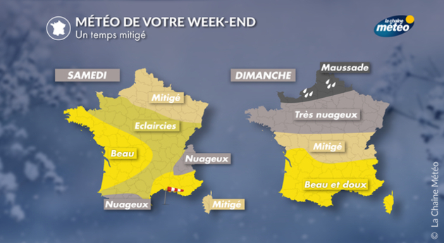 Météo week-end Actualités France