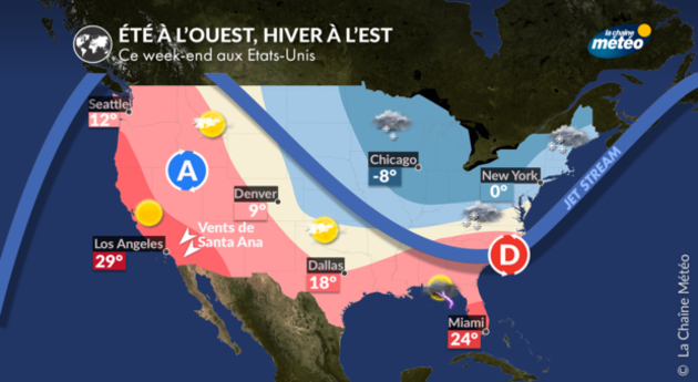 Etats-Unis Extrêmes climatiques Actualités étranger
