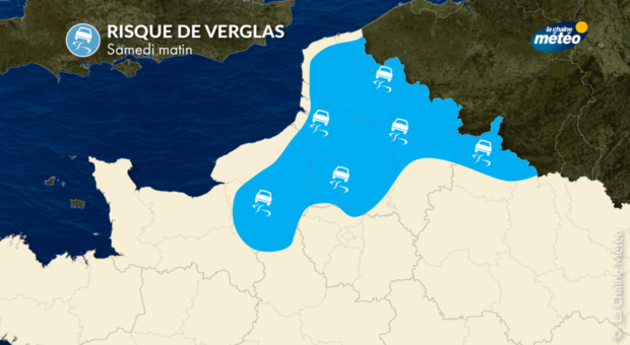 Risque de verglas samedi matin Actualités France