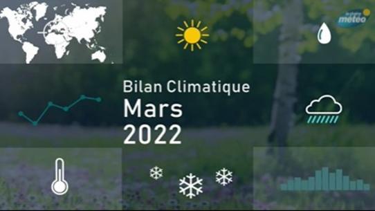 Bilan climatique de mars 2022