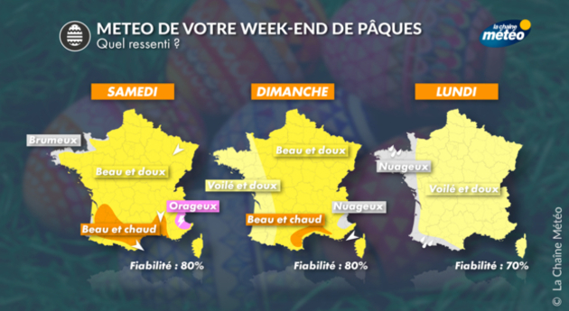 météo du week-end de Pâques Actualités France